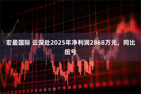 宏盈国际 云深处2025年净利润2868万元，同比扭亏