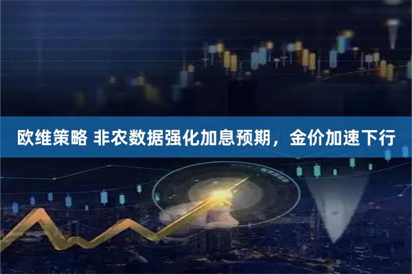 欧维策略 非农数据强化加息预期，金价加速下行